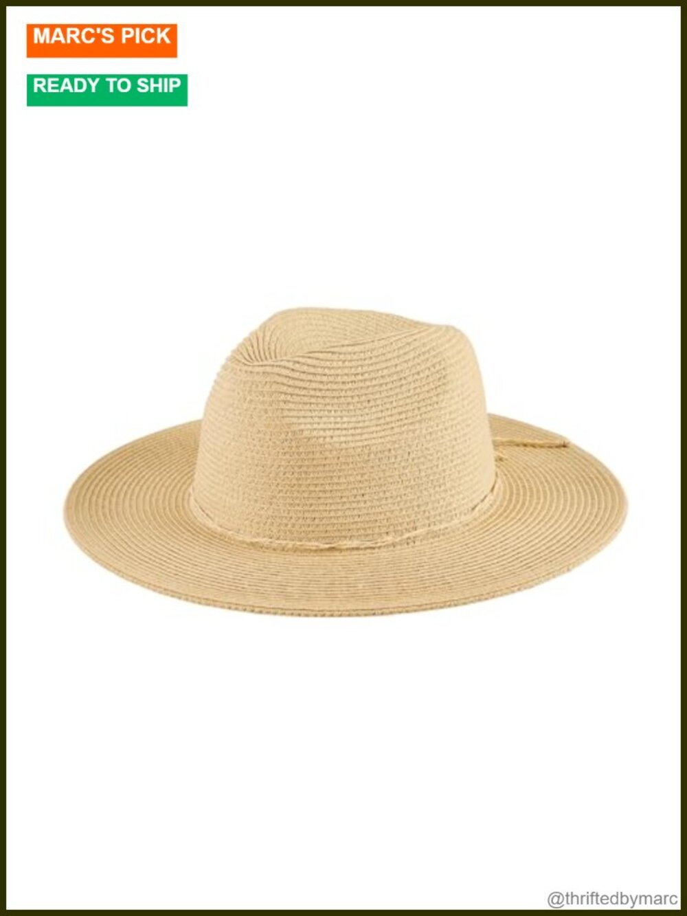 Water Repellent Fedora with Tie Adjustable Lightweight Paper Blend